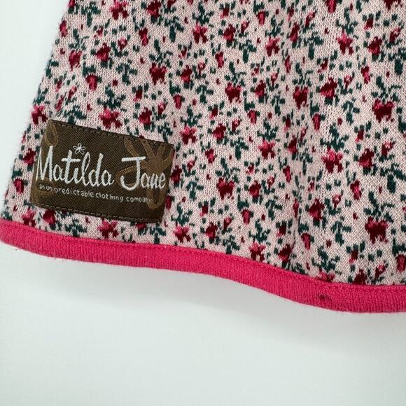 Matilda Jane Girl's Noelle Sweater Knit Floral Dress Size 2 - Picture 6 of 6